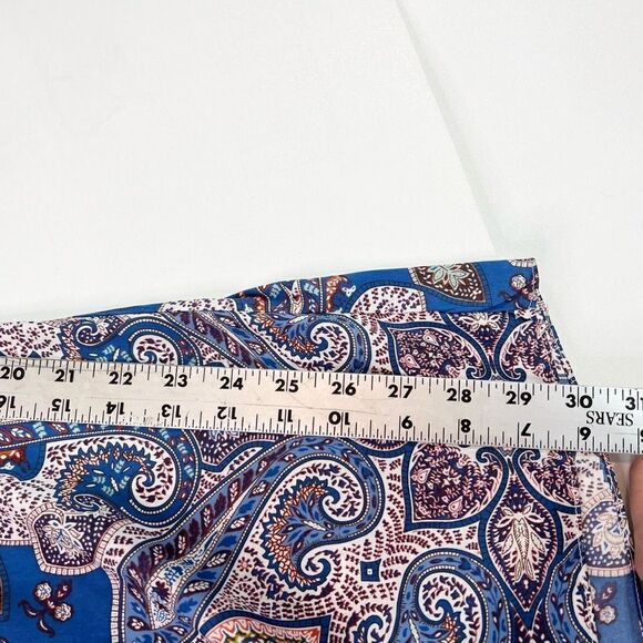 Anthropologie Elevenses Wide Leg Pants Womens Small High Rise Zip Floral Bottoms - Picture 3 of 12